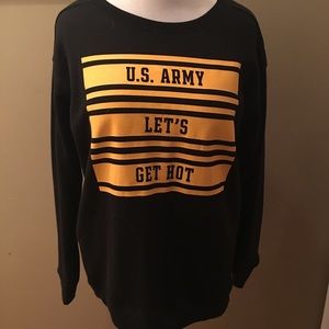 PINK Army Sweatshirt Large